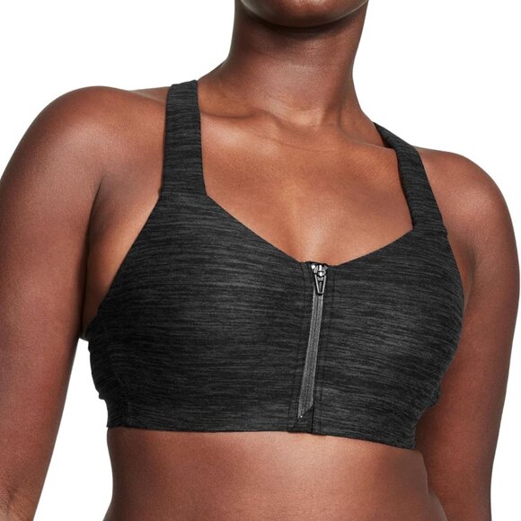 Knockout Front-Close Sports Bra- Onyx - 32 DD (NEW) - Picture 1 of 2